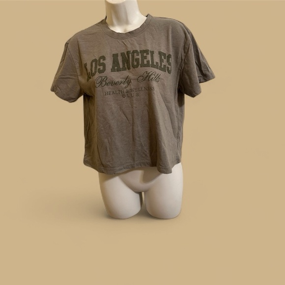 Social Culture Tops - Social Culture Los Angeles cropped top